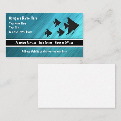 Tropical Aquarium Business Cards