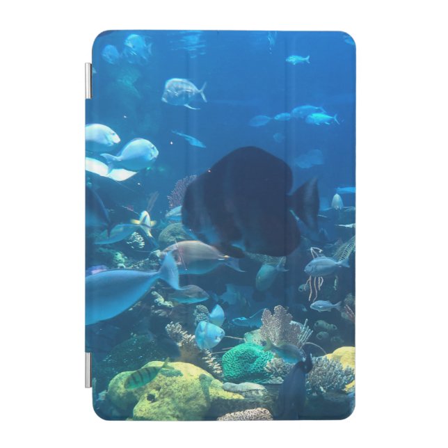 Tropical aquarium fish iPad mini cover (Front)