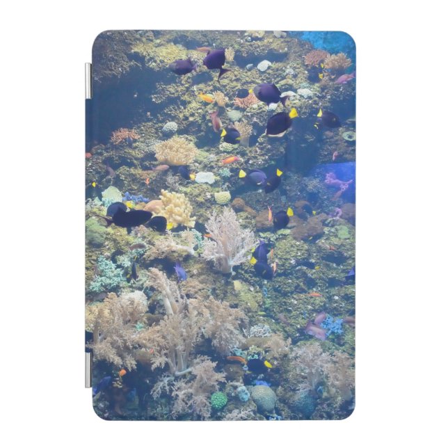 Tropical aquarium fish iPad mini cover (Front)