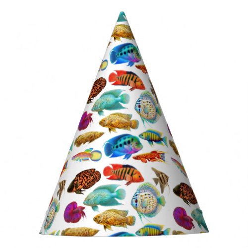 Tropical Aquarium Fish Party Hat