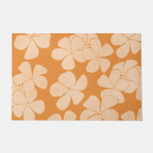 Tropical art door mat