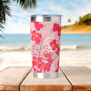 Tropical art insulated tumbler