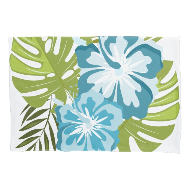 Tropical atmosphere pillow case (Front)