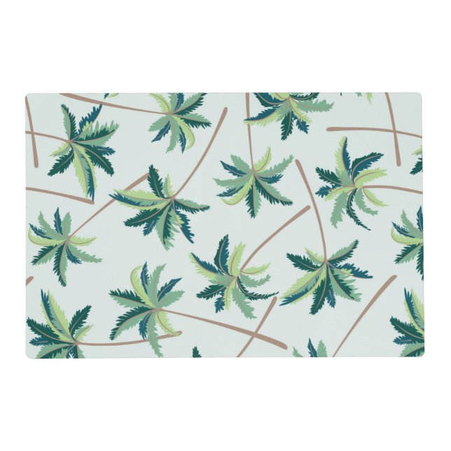 Tropical Australian Foxtail Palm Placemat (Front)