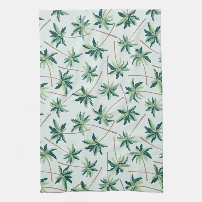 Tropical Australian Foxtail Palm Towel (Vertical)