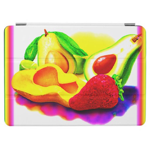 Tropical Avocado, Strawberry, and Mango. Buy Now iPad Air Cover