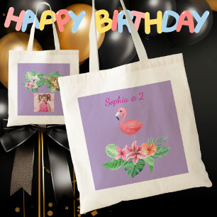 Tropical Baby Animals Tote Bag Kids Birthday Favor