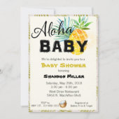 Tropical Baby Shower Invitation (Front)