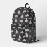 Tropical Baby Sloth Pattern Printed Backpack