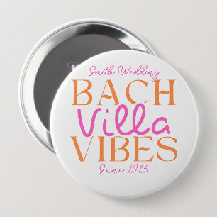 Tropical Bach Villa Vibes Bachelorette Button