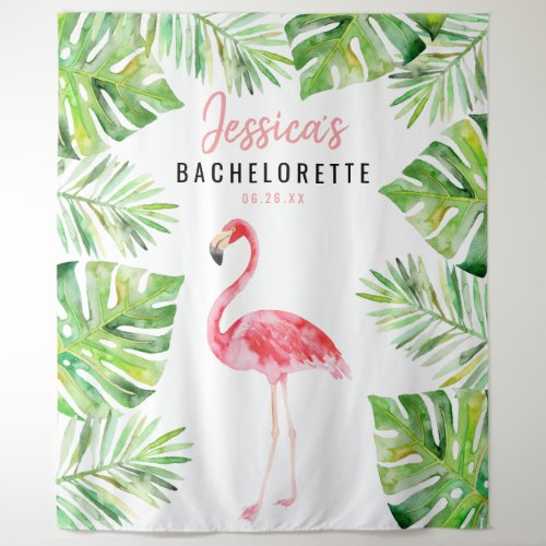 Tropical Bachelorette Backdrop Photo Prop