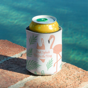 Tropical Bachelorette Party Cooler Flamingo