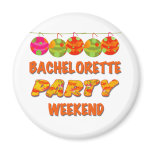 Tropical Bachelorette Party Weekend Magnet