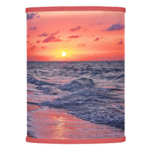 Tropical Bahamas Sunset Paradise Beach Lamp Shade