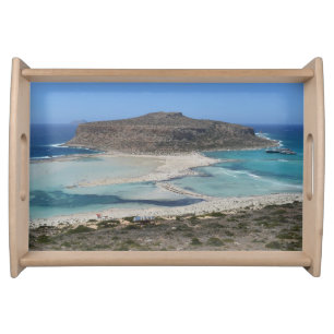 Tropical Balos Beach Serving Tray