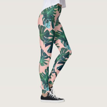 Tropical Banana Leaf Leggings Tropical Banana Leaf Leggings
