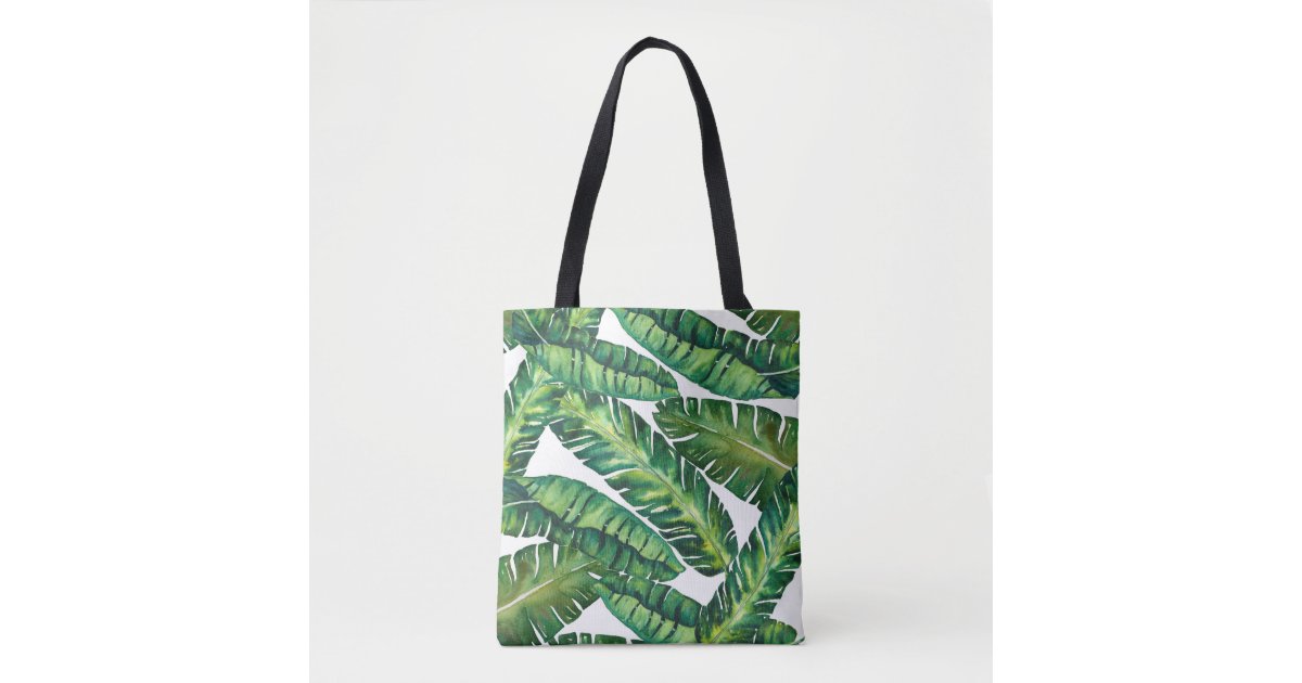 coach banana leaf tote