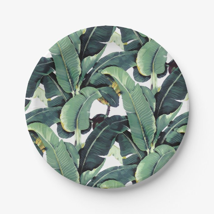 leaf paper plates