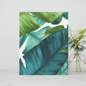 Tropical Banana Leaves Unique Pattern (Standing Front)