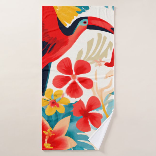 Tropical bath towel set (Bath Towel)