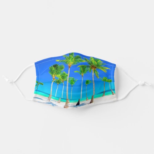 Tropical Beach Adult Cloth Face Mask