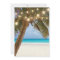 Tropical Beach and String Lights Wedding