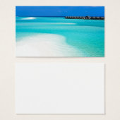 Tropical beach at Maldives (Front & Back)