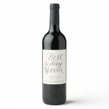 Tropical Beach Best Day Ever Wedding Favor
