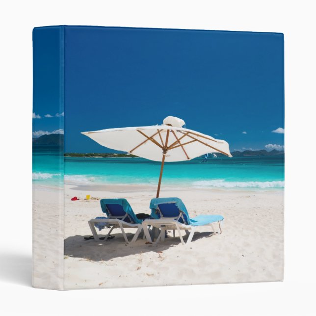 Tropical beach binder (Front/Spine)