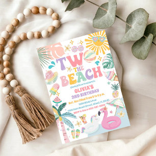 Tropical Beach Birthday Invitation