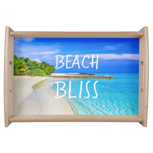 Tropical Beach Bliss Serving Tray