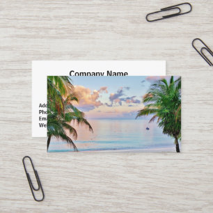 Tropical Beach Business Card