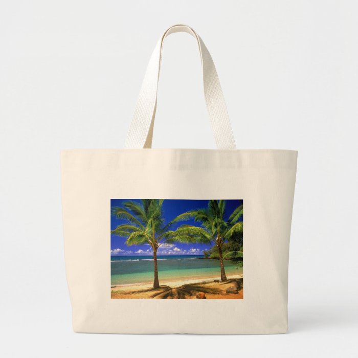 tropical beach canvas bags