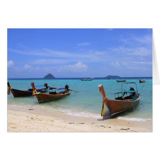 Tropical beach cards (Front Horizontal)