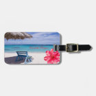 Tropical Beach, Chair, Hibiscus