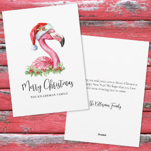 Tropical Beach Christmas Holiday Card