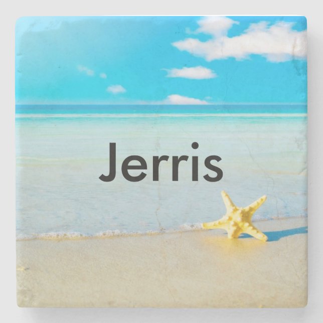 Tropical Beach Coaster Customized (Front)