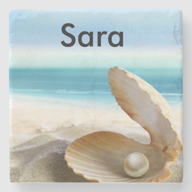 Tropical Beach Coaster Customized (Front)