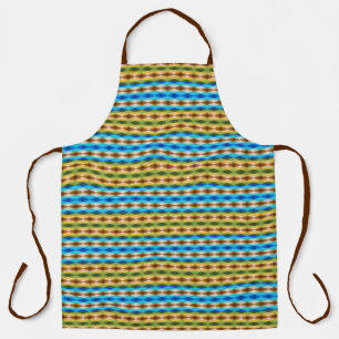 Tropical Beach Colored Kaleidoscope Abstract Art Apron