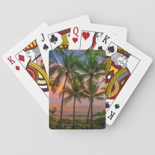 Tropical Beach  Corcovado National Park Playing Cards