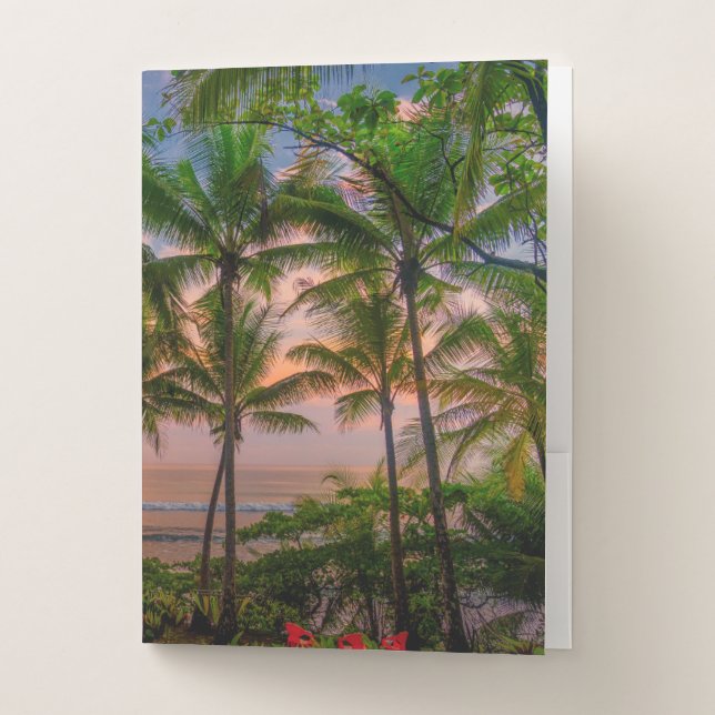 Tropical Beach | Corcovado National Park Pocket Folder (Front)