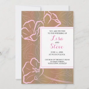 Tropical Beach Destination Wedding invitation