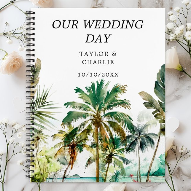 Tropical Beach Destination Wedding Planner Notebook (Creator Uploaded)