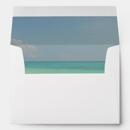 Tropical Beach Envelope