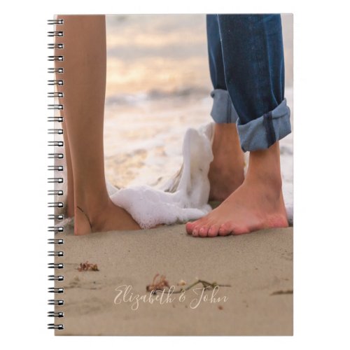 Tropical BeachFootsWaves _Personalized Notebook