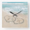 Tropical Beach Heart Shore Monogram