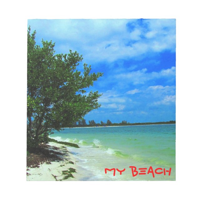 Tropical Beach HideAway Notepad (Front)