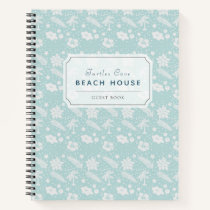 Tropical Beach House Vacation Rental Guest Book