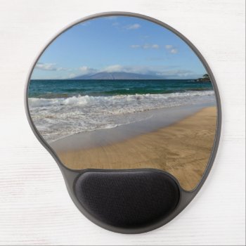 Tropical Beach In Maui Hawaii In Maui Hawaii Gel Mouse Pad by bbourdages at Zazzle
