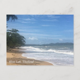 Tropical Beach in Southern Thailand Postcard
